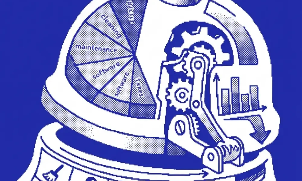Tableau de bord financier pour calculer la rentabilité d'une conciergerie en location meublée