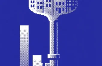 rentabilité location courte durée centre-ville — illustration professionnelle LCD