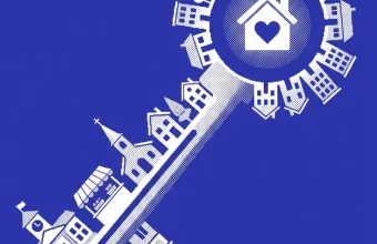 marketing local propriétaires location courte durée — illustration professionnelle LCD