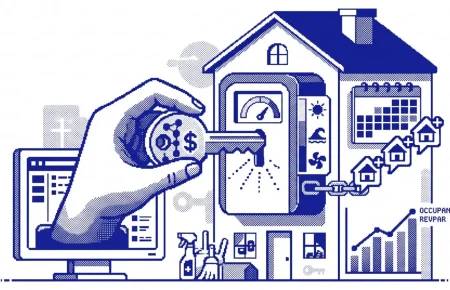 produits écologiques location courte durée — illustration professionnelle LCD