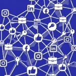 réseaux sociaux conciergeries location courte durée — illustration professionnelle LCD